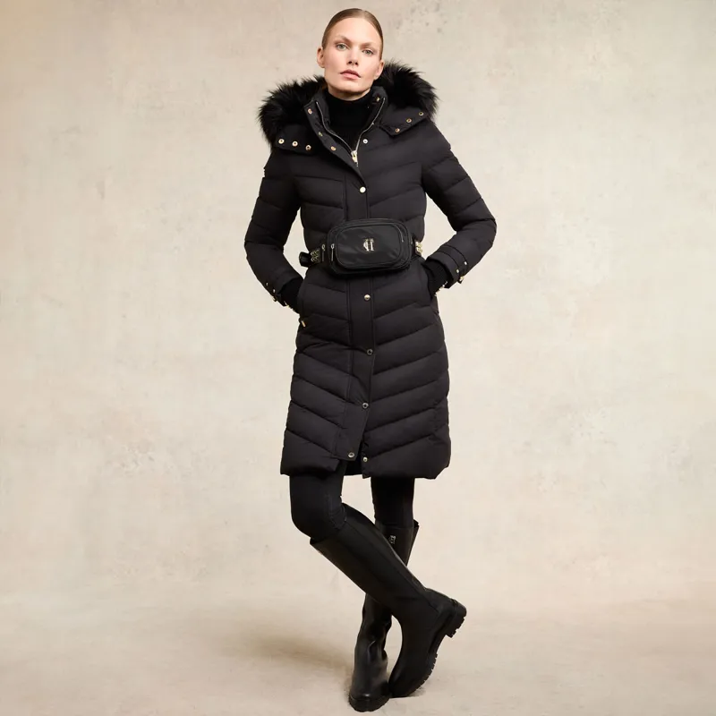 Holland Cooper Chamonix Ladies Coat - Black-3