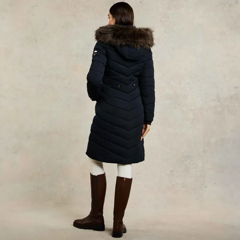 Holland Cooper Chamonix Ladies Coat - Ink Navy-3