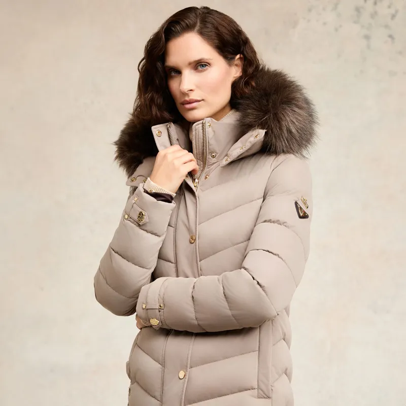 Holland Cooper Chamonix Ladies Coat - Mink-1