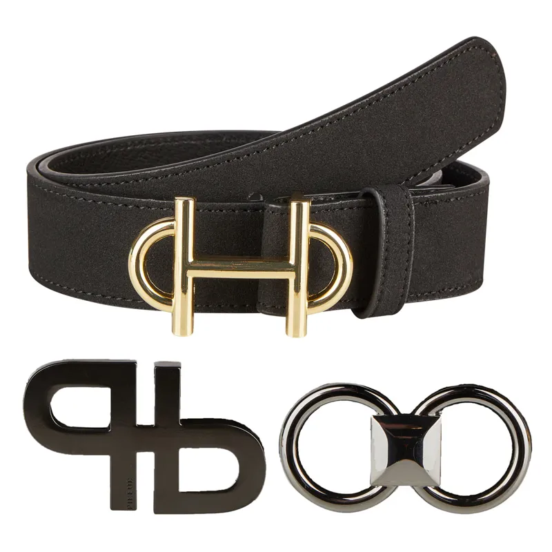 Pikeur Sports 7827 Changeable Buckle Belt - Black