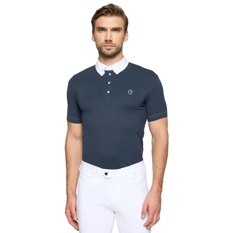 Samshield Charles Mens Short Sleeve Show Shirt - Navy