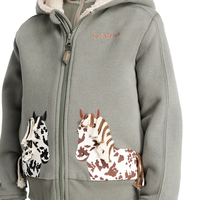 LeMieux Mini Charlie Lined Hoodie - Rosemary-5