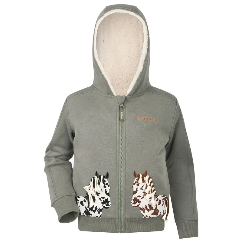 LeMieux Mini Charlie Lined Hoodie - Rosemary-3