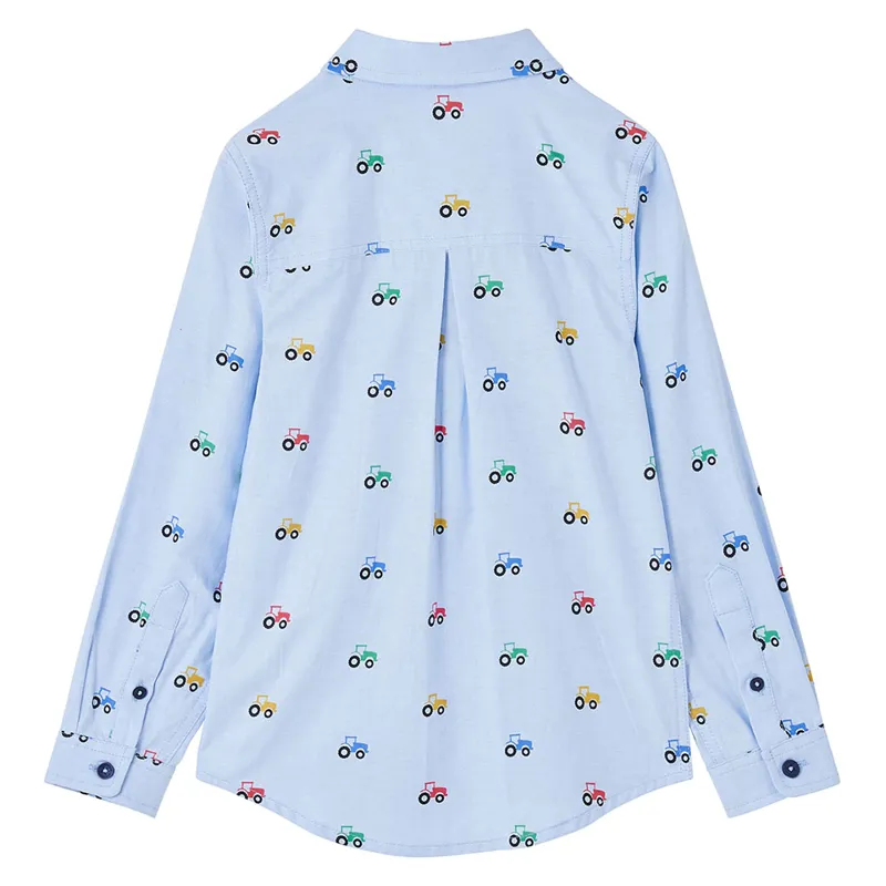 Lighthouse Charlie Junior Boys Shirt - Tractor-1