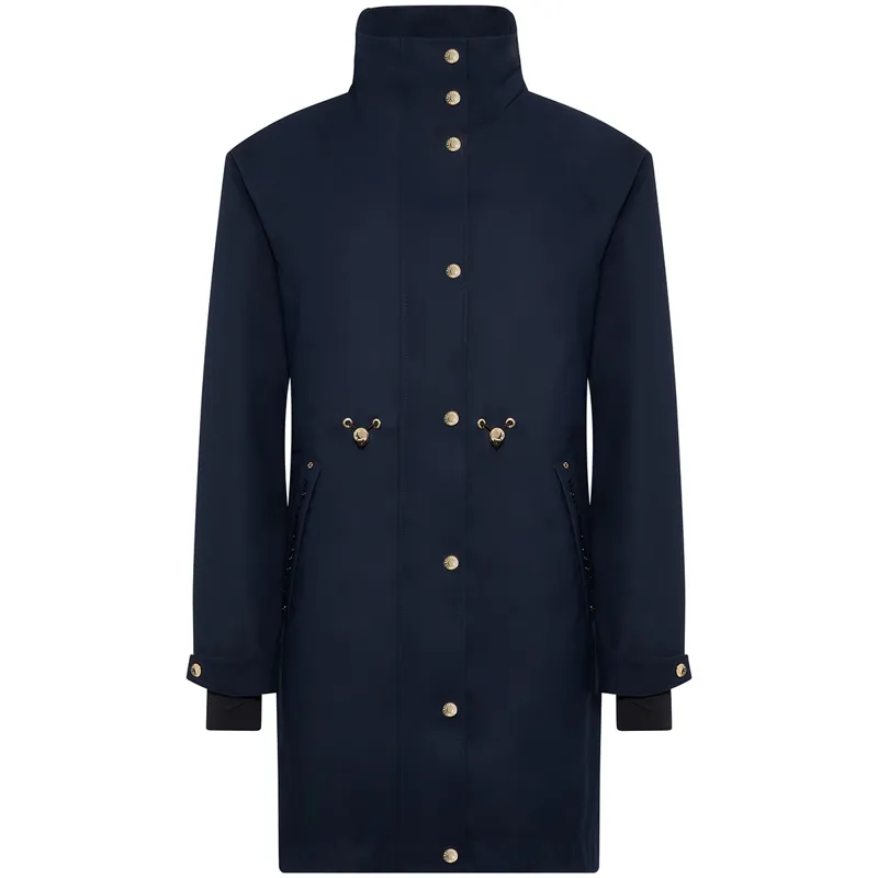Holland Cooper Chartwell Ladies Rain Parka - Ink Navy-1