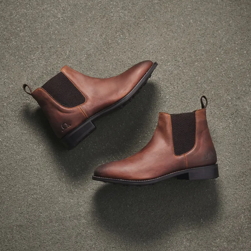 Chatham Conholt Mens Premium Leather Chelsea Boots -Tan-3