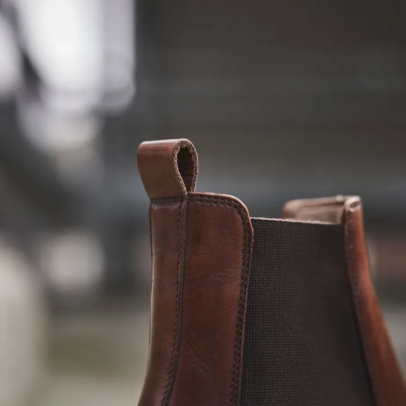 Chatham Conholt Mens Premium Leather Chelsea Boots -Tan-5