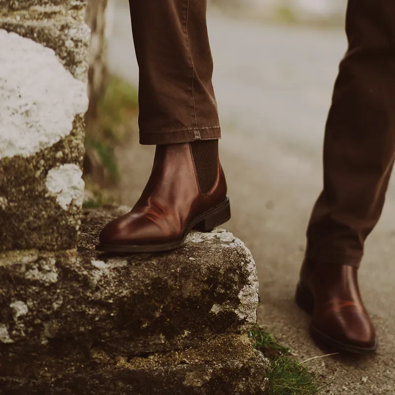 Chatham Conholt Mens Premium Leather Chelsea Boots -Tan-6