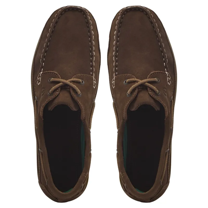 Chatham X Joules Cove Lady Nubuck Boat Shoes - Tan-2