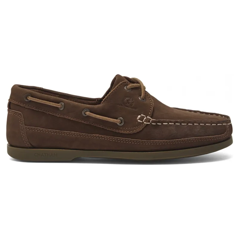 Chatham X Joules Cove Lady Nubuck Boat Shoes - Tan-1