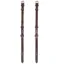 Henry James Billet Cheekpieces - Havana Brown