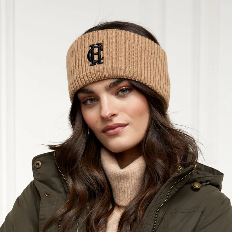 Holland Cooper Chelsea Merino Headband - Camel