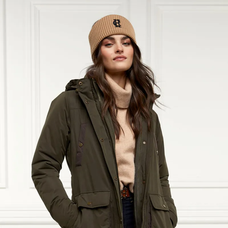 Holland Cooper Chelsea Merino Headband - Camel-4