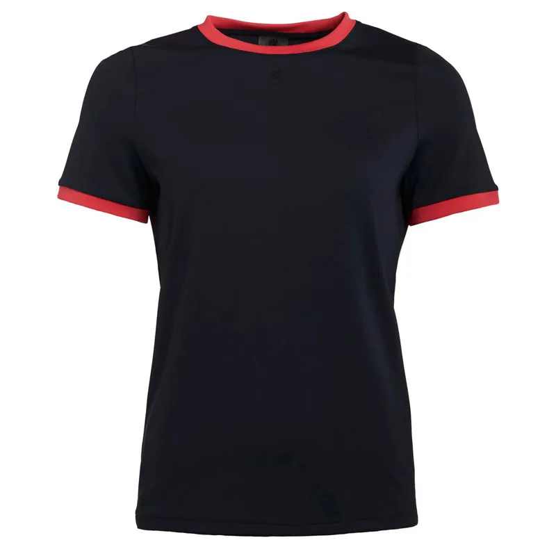 Holland Cooper Chiltern Ringer Ladies Tee - Ink Navy-8