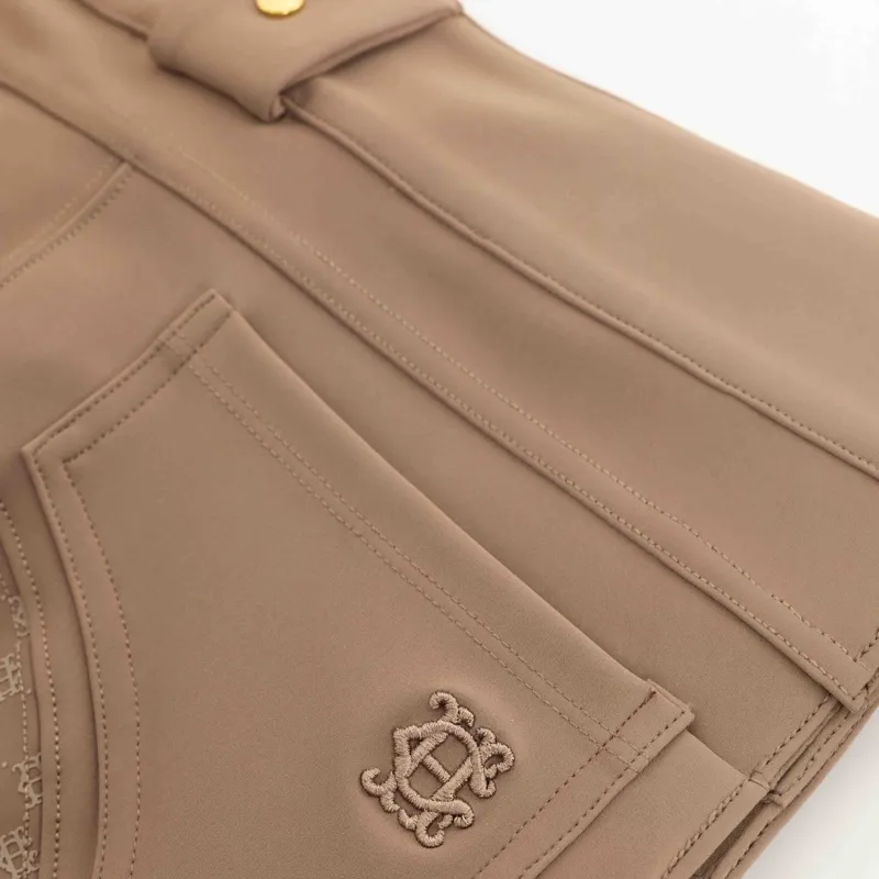 Holland Cooper Chiltern Contour Womens Breeches - Mocha-2
