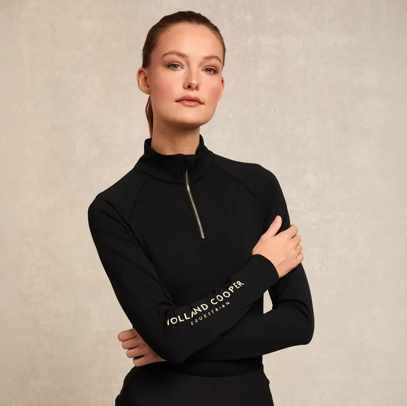 Holland Cooper Chiltern Ladies Base Layer - Black