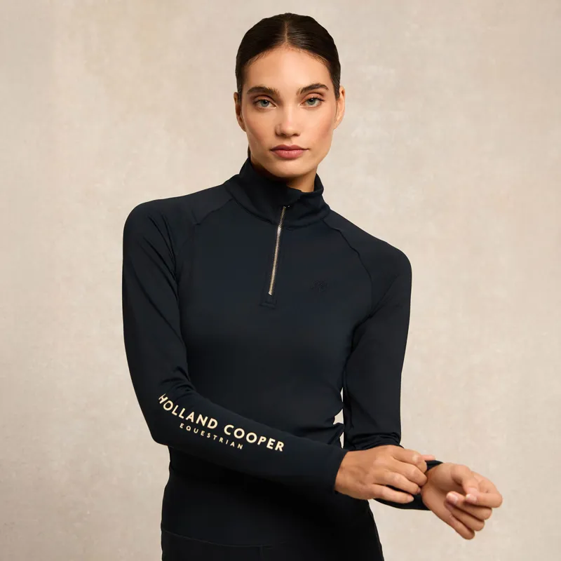 Holland Cooper Chiltern Ladies Base Layer - Ink Navy
