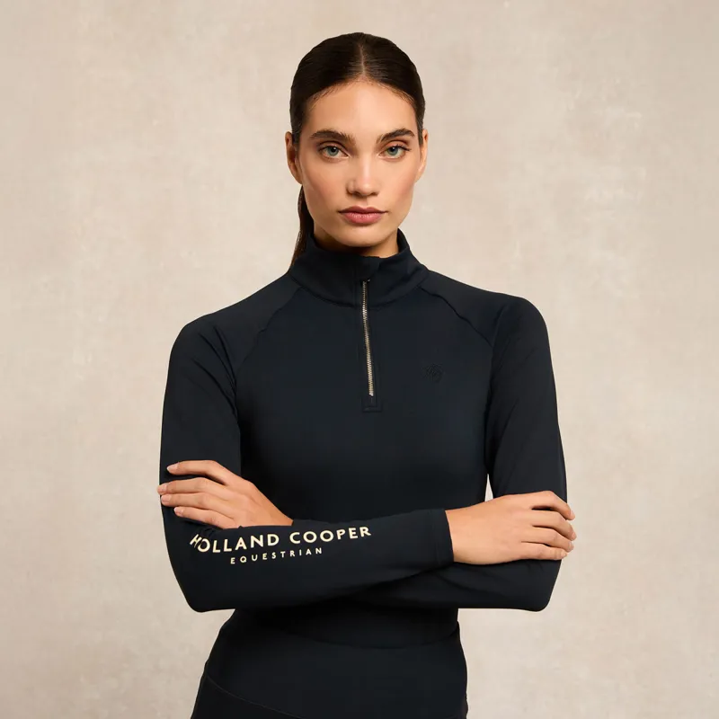 Holland Cooper Chiltern Ladies Base Layer - Ink Navy-7