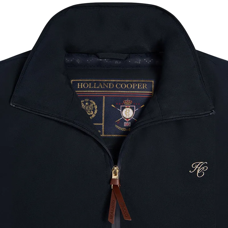 Holland Cooper Chiltern Womens Bomber Jacket - Ink Navy-6