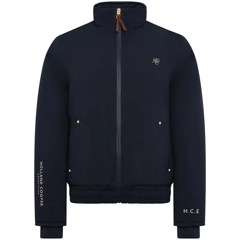 Holland Cooper Chiltern Womens Bomber Jacket - Ink Navy-4