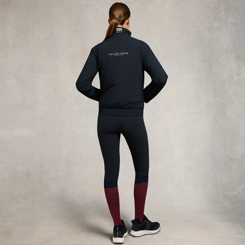 Holland Cooper Chiltern Womens Bomber Jacket - Ink Navy-3