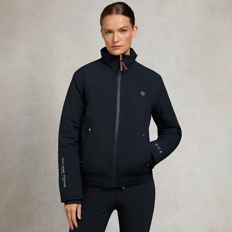 Holland Cooper Chiltern Womens Bomber Jacket - Ink Navy