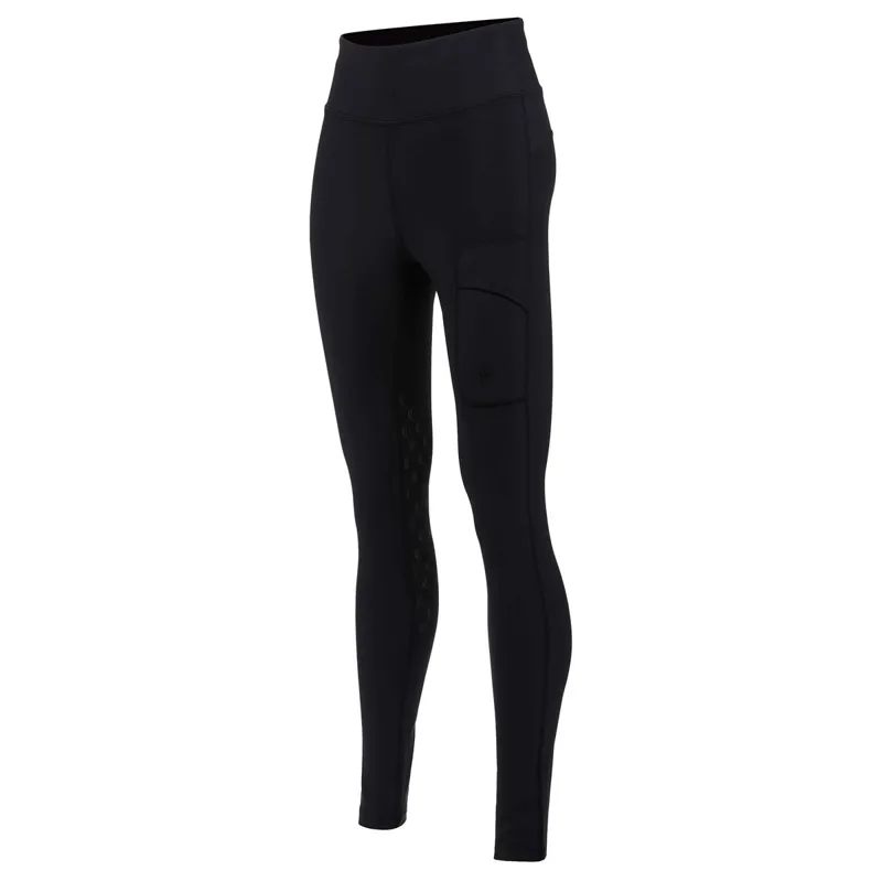 Holland Cooper Chiltern Legging Ladies Riding Tights - Black-2