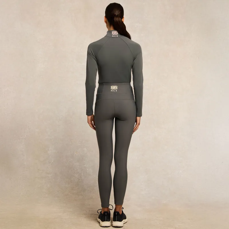 Holland Cooper Chiltern Legging Ladies Riding Tights - Dove Grey-2