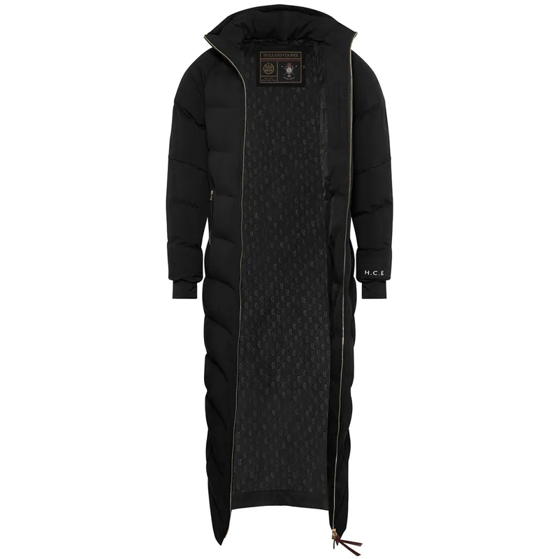 Holland Cooper Chiltern Womens Longline Yard Coat - Black-7