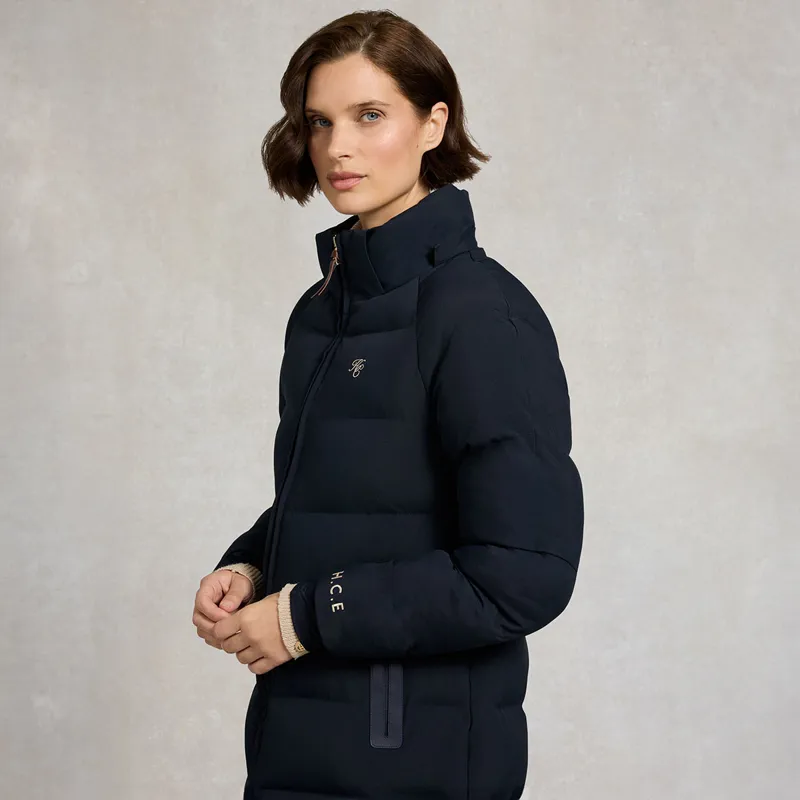 Holland Cooper Chiltern Womens Longline Yard Coat - Ink-13