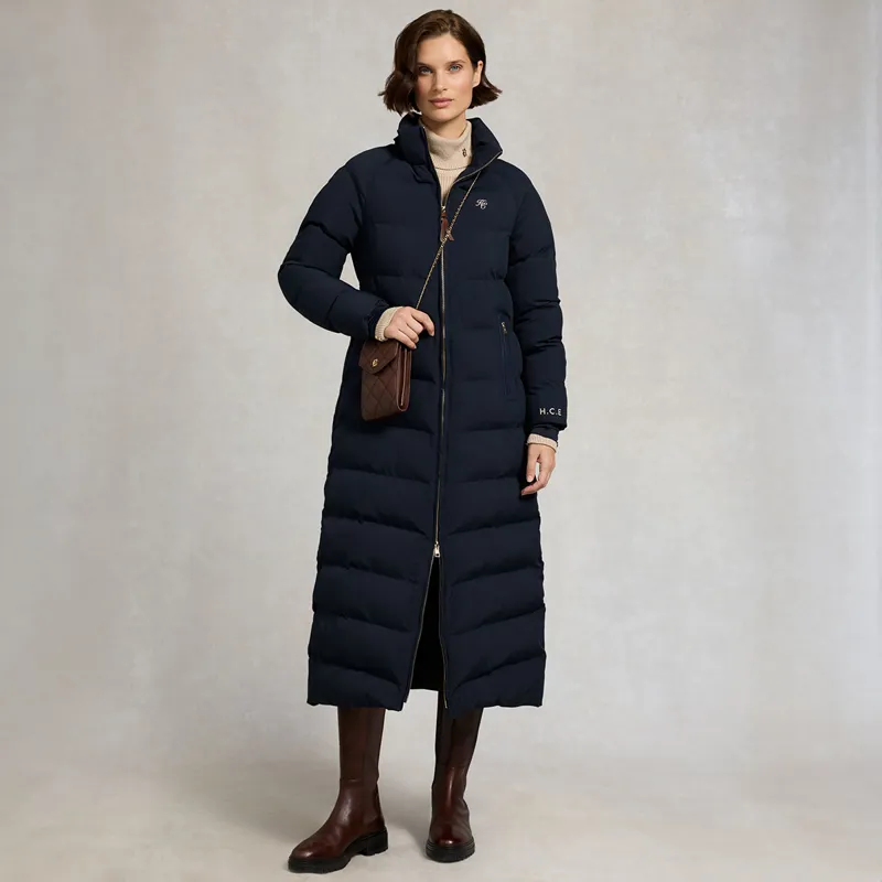 Holland Cooper Chiltern Womens Longline Yard Coat - Ink-12