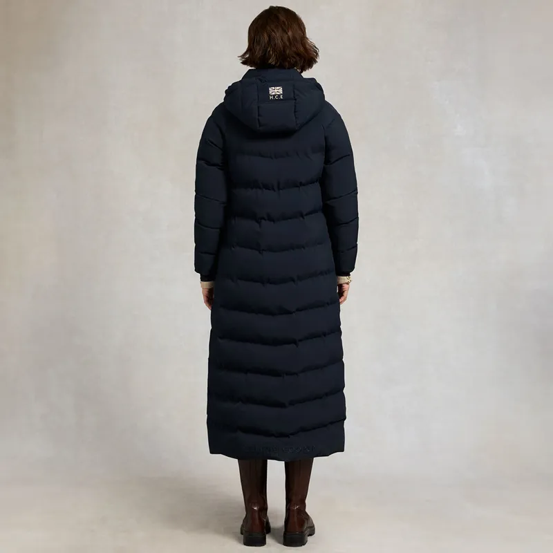 Holland Cooper Chiltern Womens Longline Yard Coat - Ink-10