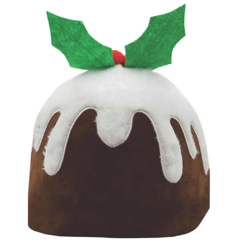 Equetech Christmas Hat Silk - Christmas Plum Pudding-1