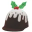 Equetech Christmas Hat Silk - Christmas Plum Pudding