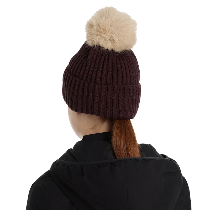 LeMieux Clara Cable Beanie Hat - Damson-5