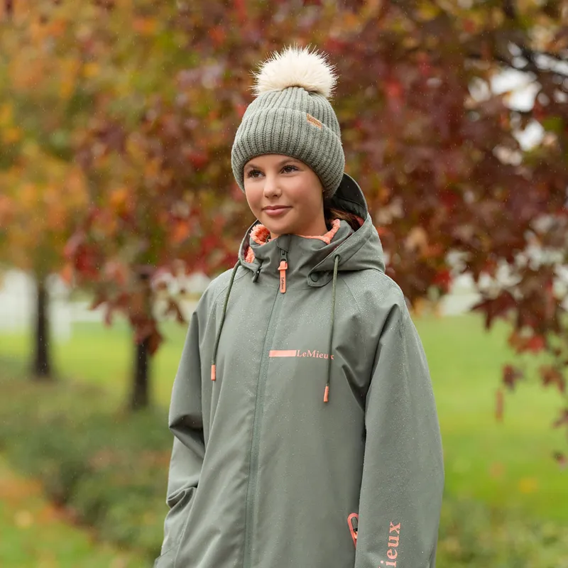 LeMieux Clara Cable Beanie Hat - Rosemary-5