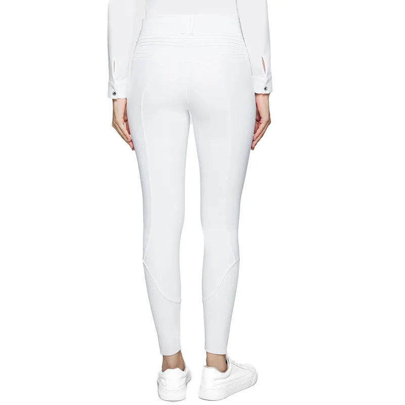 Samshield Clara Premium Full Grip Womens Competition Breeches - White-2
