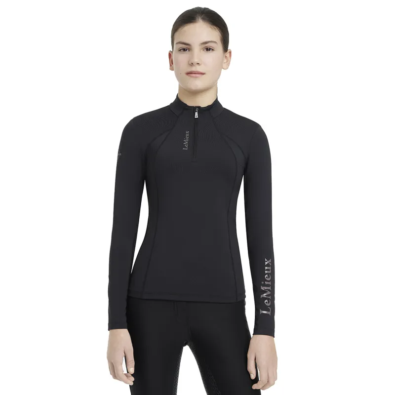 LeMieux Classique Young Rider Long Sleeve Base Layer - Black