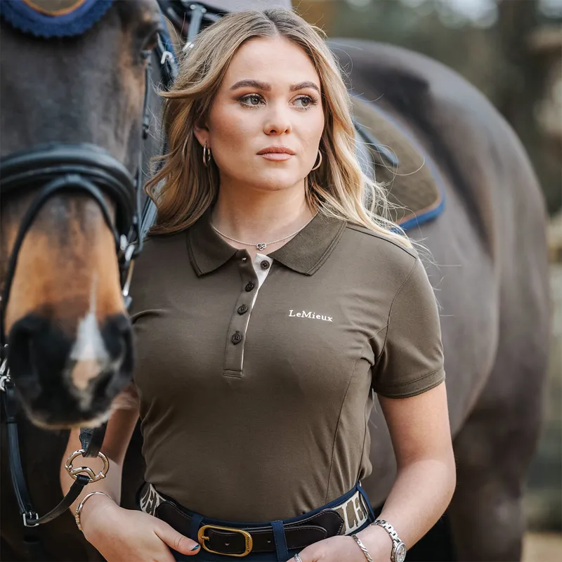 LeMieux Classique Womens Polo Shirt - Alpine-1