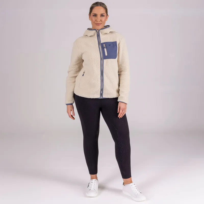 Aubrion Clement Ladies Fleece Jumper - Natural-11