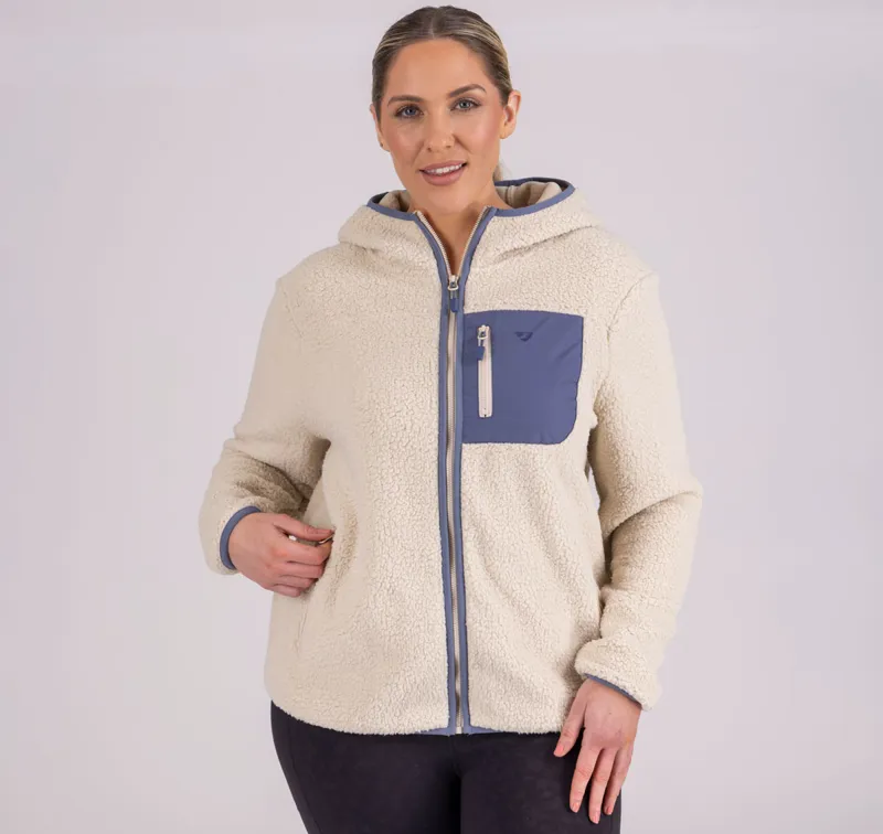 Aubrion Clement Ladies Fleece Jumper - Natural-9