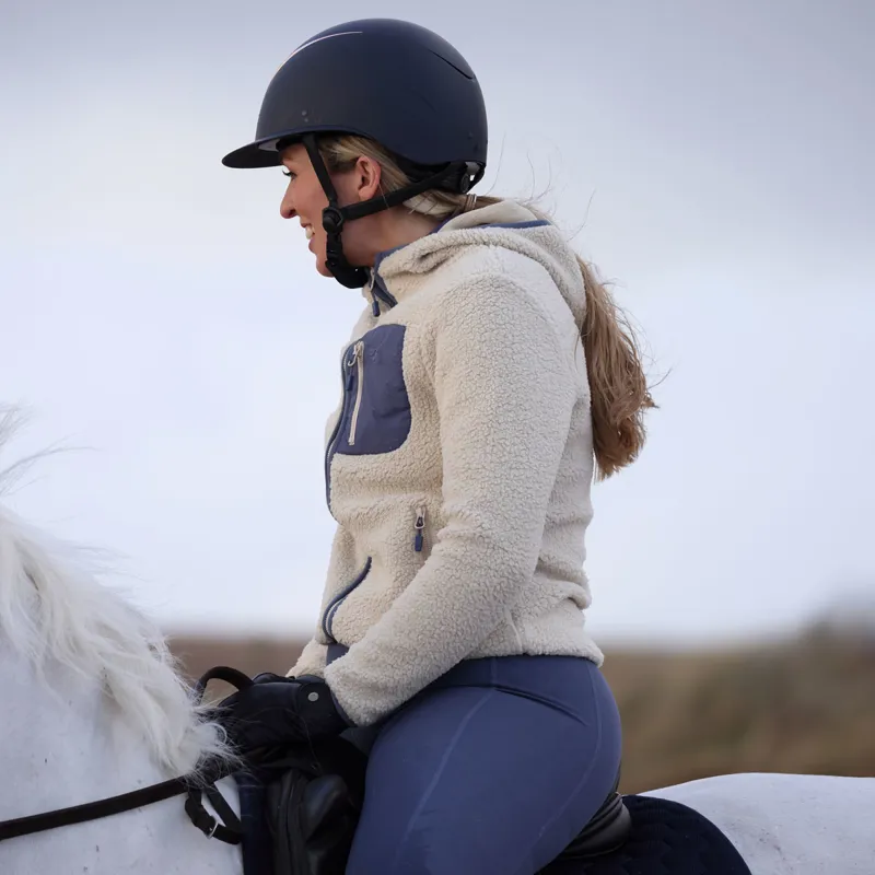 Aubrion Clement Ladies Fleece Jumper - Natural-5