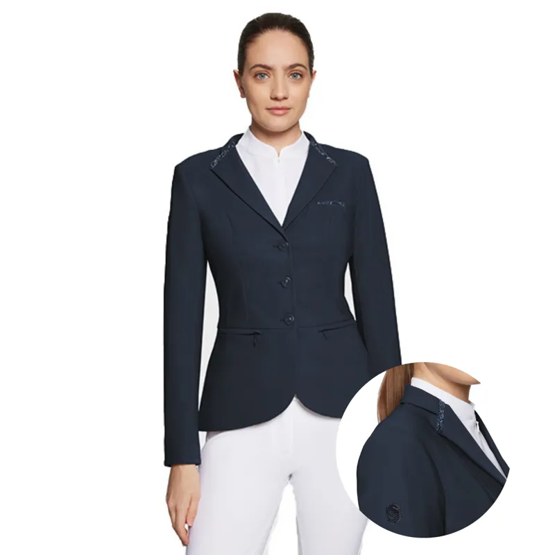 Samshield Victorine Premium Ladies Show Jacket - Navy/Navy