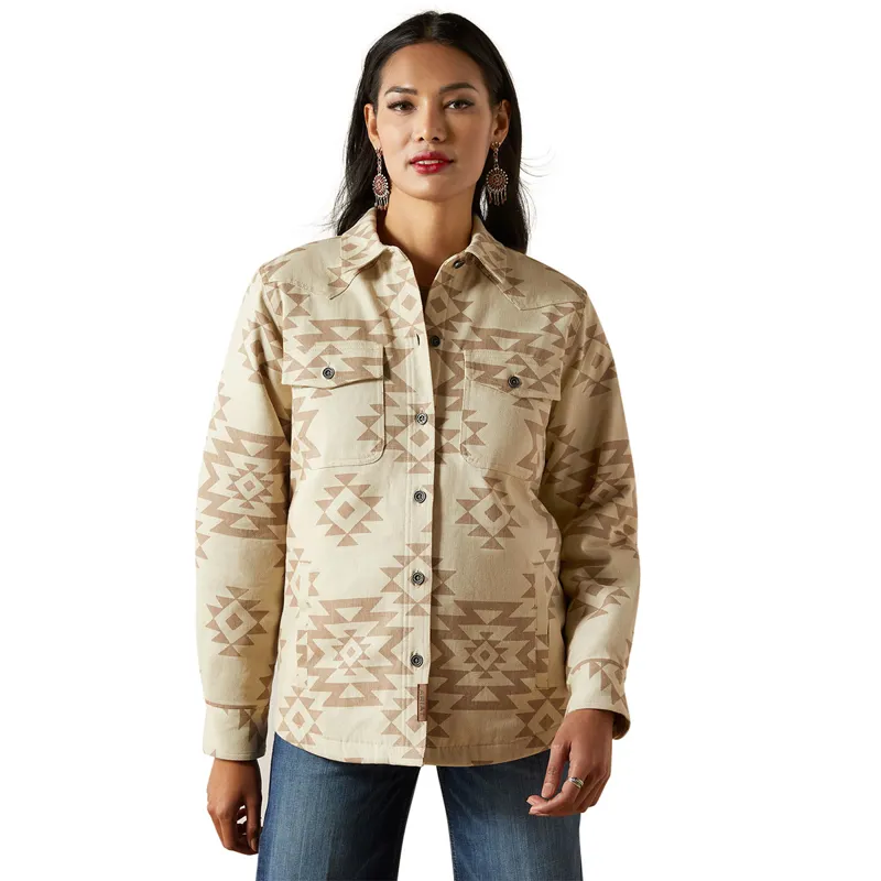 Ariat Clovis Womens Insulated Shirt Jacket - Puebla Print