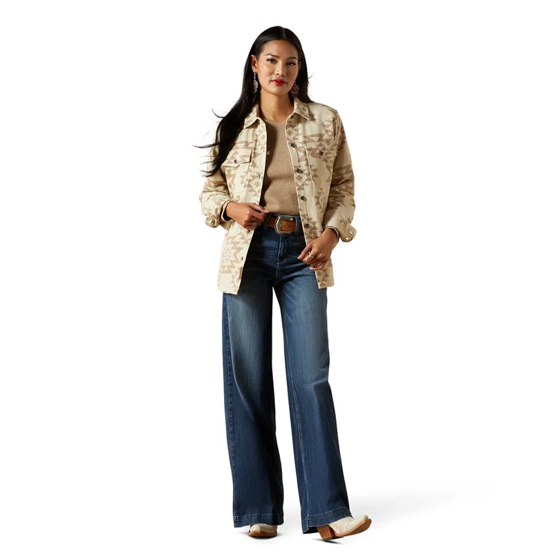 Ariat Clovis Womens Insulated Shirt Jacket - Puebla Print-1