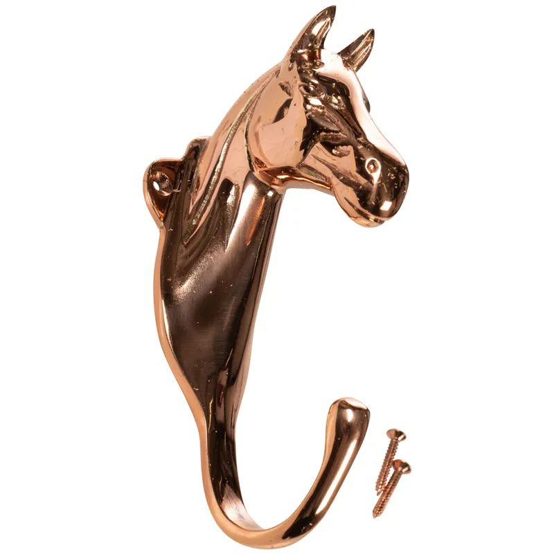 HKM Horsehead Coat Hook - Copper