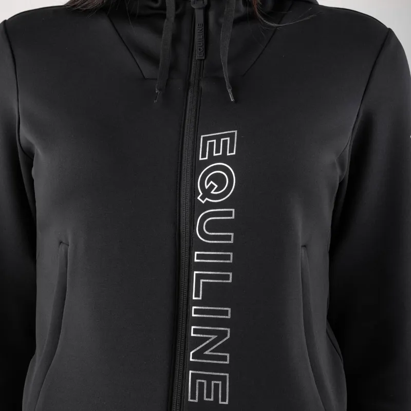 Equiline Coco Womens Zip Hoodie - Black-4