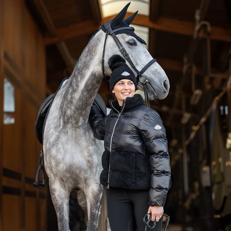 Equiline Geddy Womens Padded Jacket - Black-1