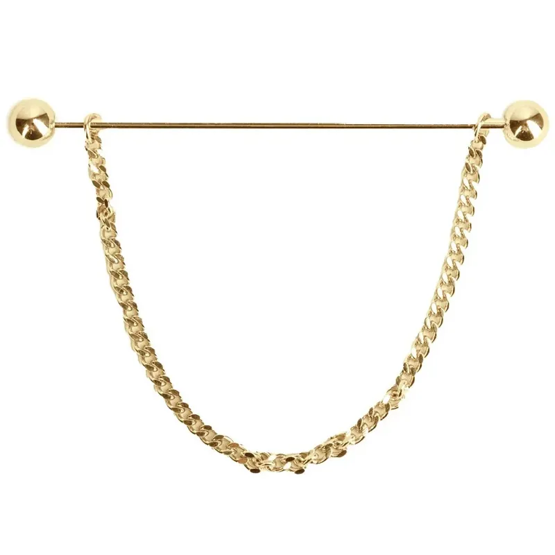 Supreme Products Class Act Collar Pin - Gold