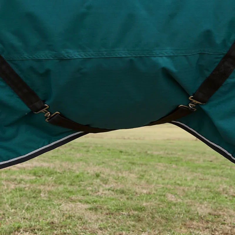 WeatherBeeta ComFiTec Classic 220g Combo Turnout Rug - Forest Green-11
